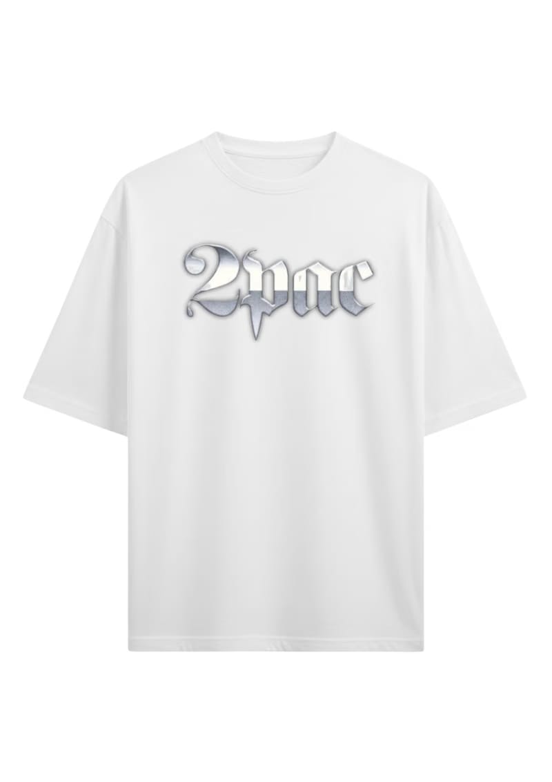 2 Pac Tshirt - White