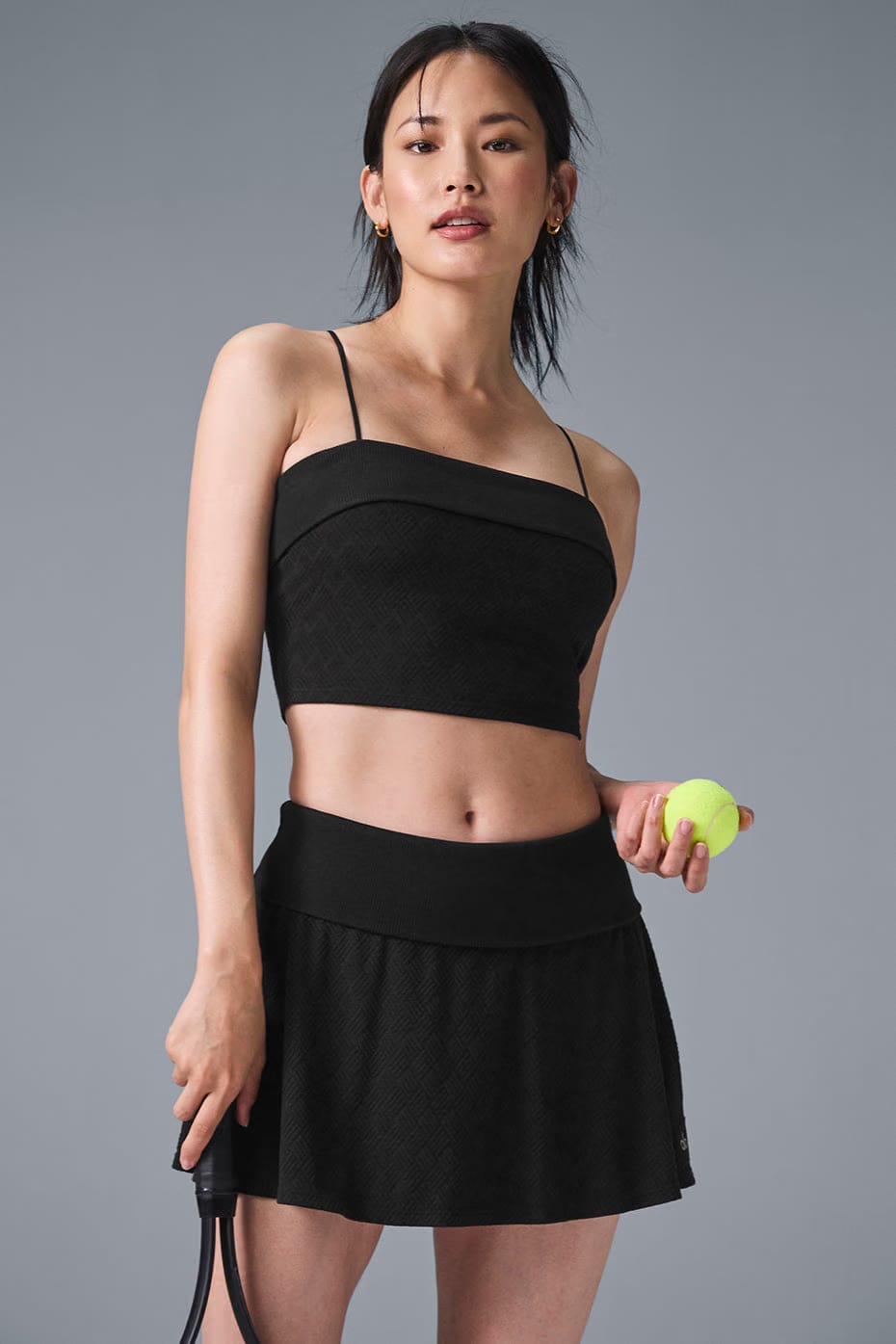 Alo Yoga Doubles Only Bra Tank - Black