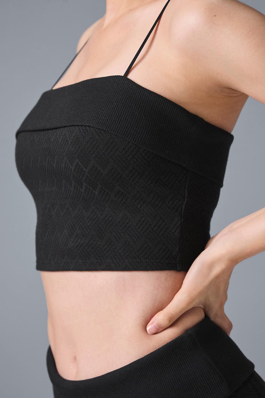 Alo Yoga Doubles Only Bra Tank - Black