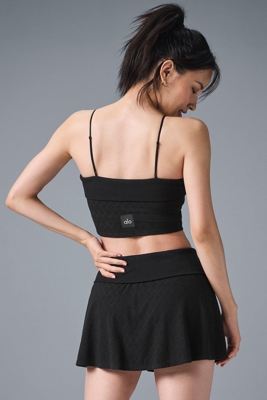 Alo Yoga Doubles Only Bra Tank - Black