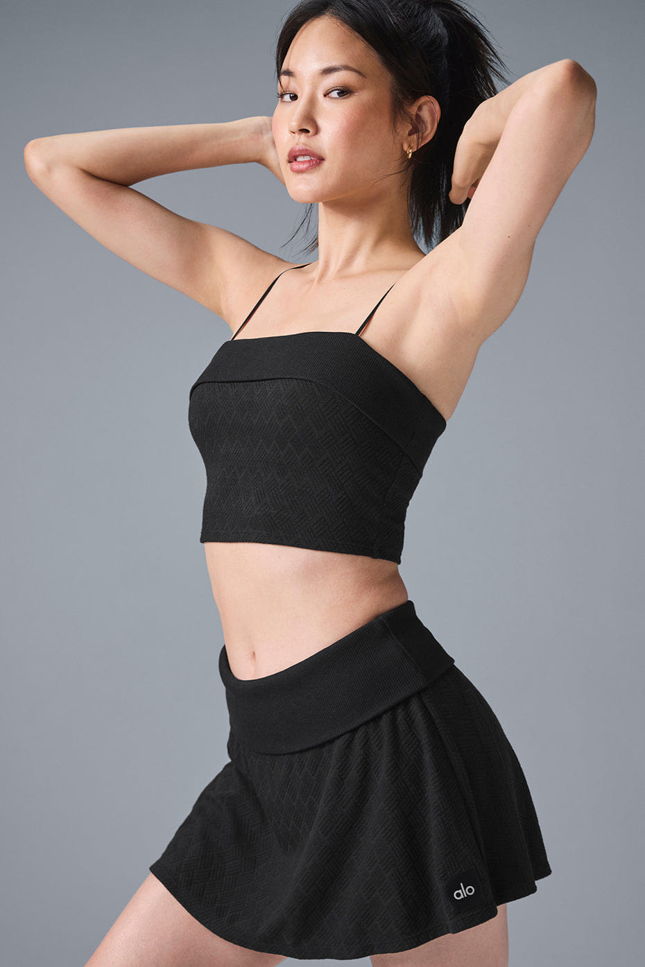 Alo Yoga Doubles Only Bra Tank - Black