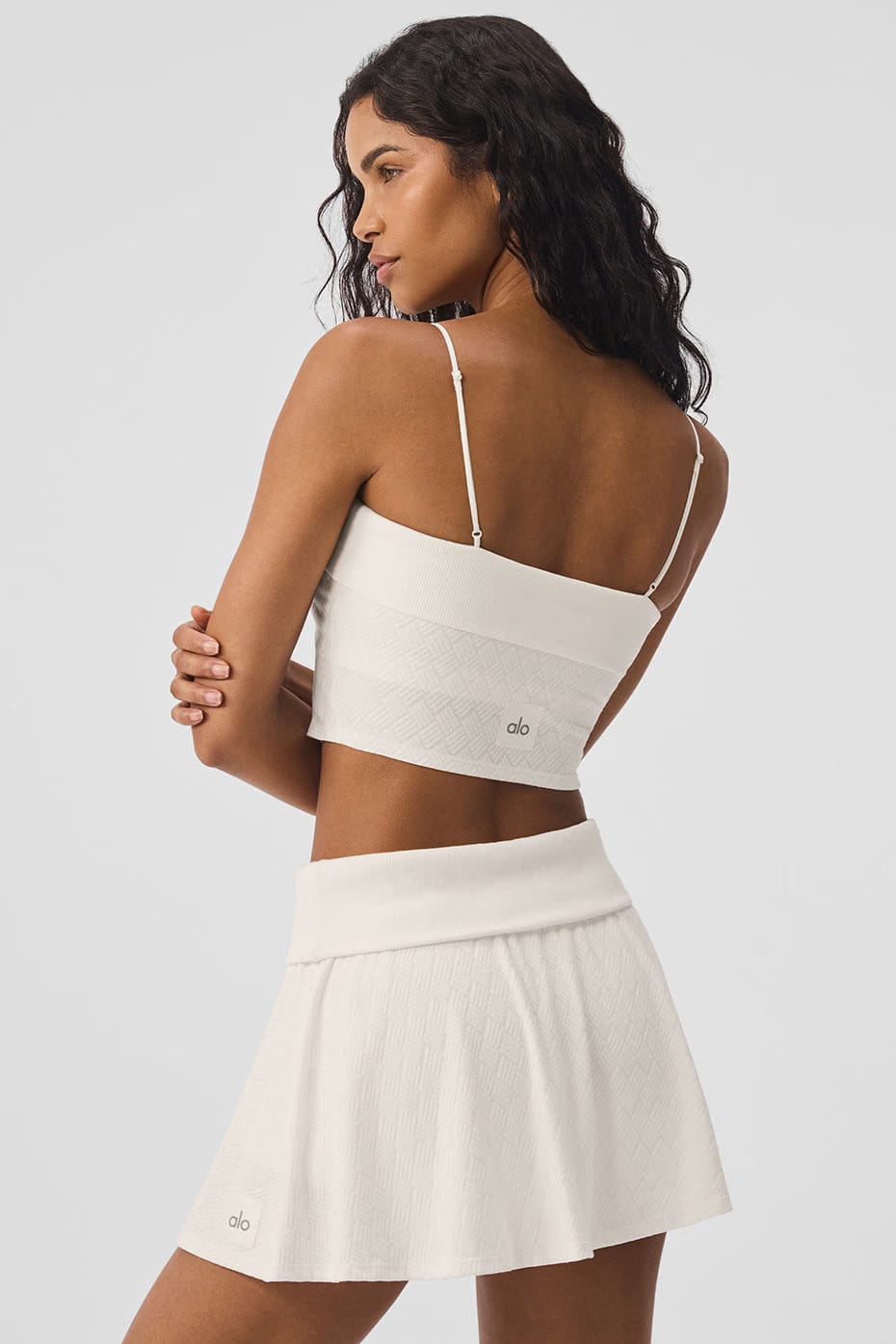 Alo Yoga Doubles Only Bra Tank - Ivory