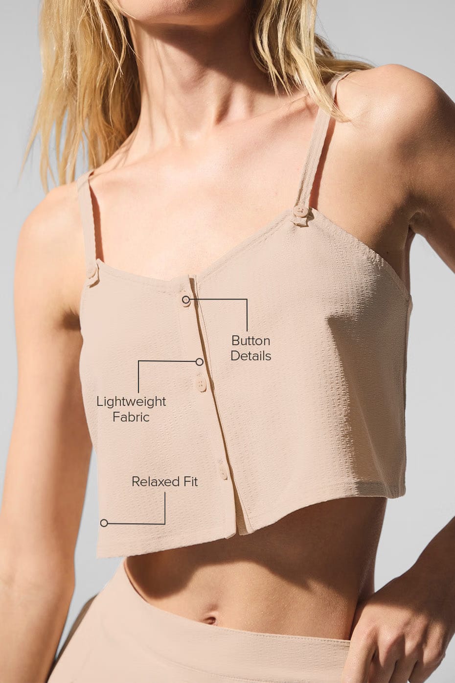 Alo Yoga Dreamscape Tank - Macadamia