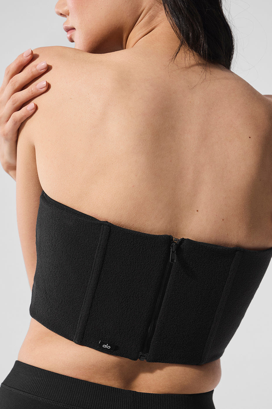 Alo Yoga Polar Fleece Corset - Black