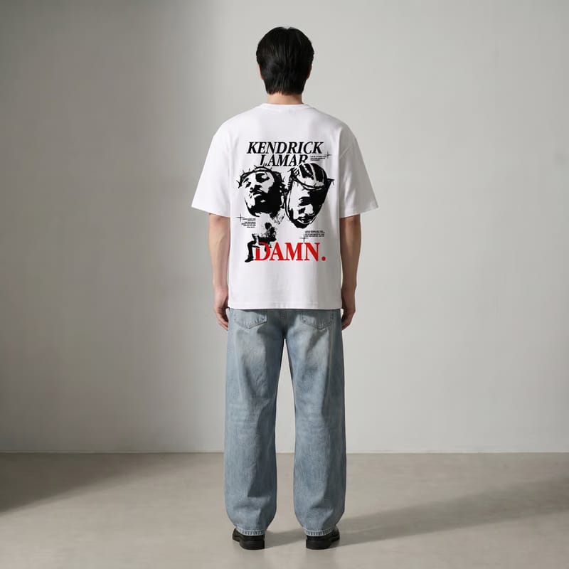 Kendrick Damn Tshirt - White