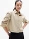 Athleta Midday Cropped Poplin Shirt - Beige (Ecru)