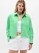Athleta Midday Cropped Poplin Shirt - Green (Palmetto)