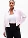 Athleta Midday Cropped Poplin Shirt - Pink (Ballet)