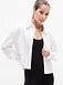 Athleta Midday Cropped Poplin Shirt - White (Bright White)