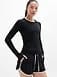Athleta Momentum Seamless Top - Black (Black)