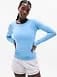 Athleta Momentum Seamless Top - Blue (Breeze)