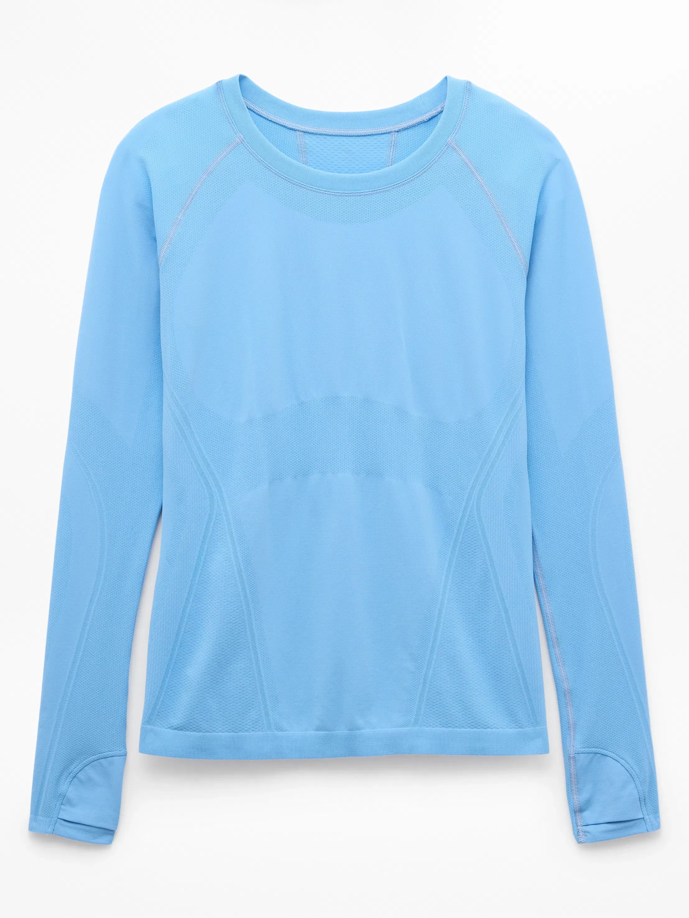 Athleta Momentum Seamless Top - Blue (Breeze)