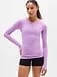 Athleta Momentum Seamless Top - Purple (Wildflower)