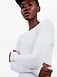 Athleta Momentum Seamless Top - White (Bright White Stripe)