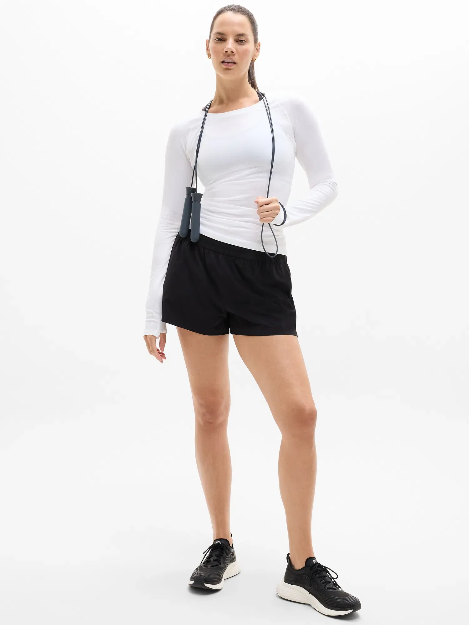 Athleta Momentum Seamless Top - White (Bright White)