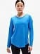 Athleta Move With Ease Top - Blue (Breaker)