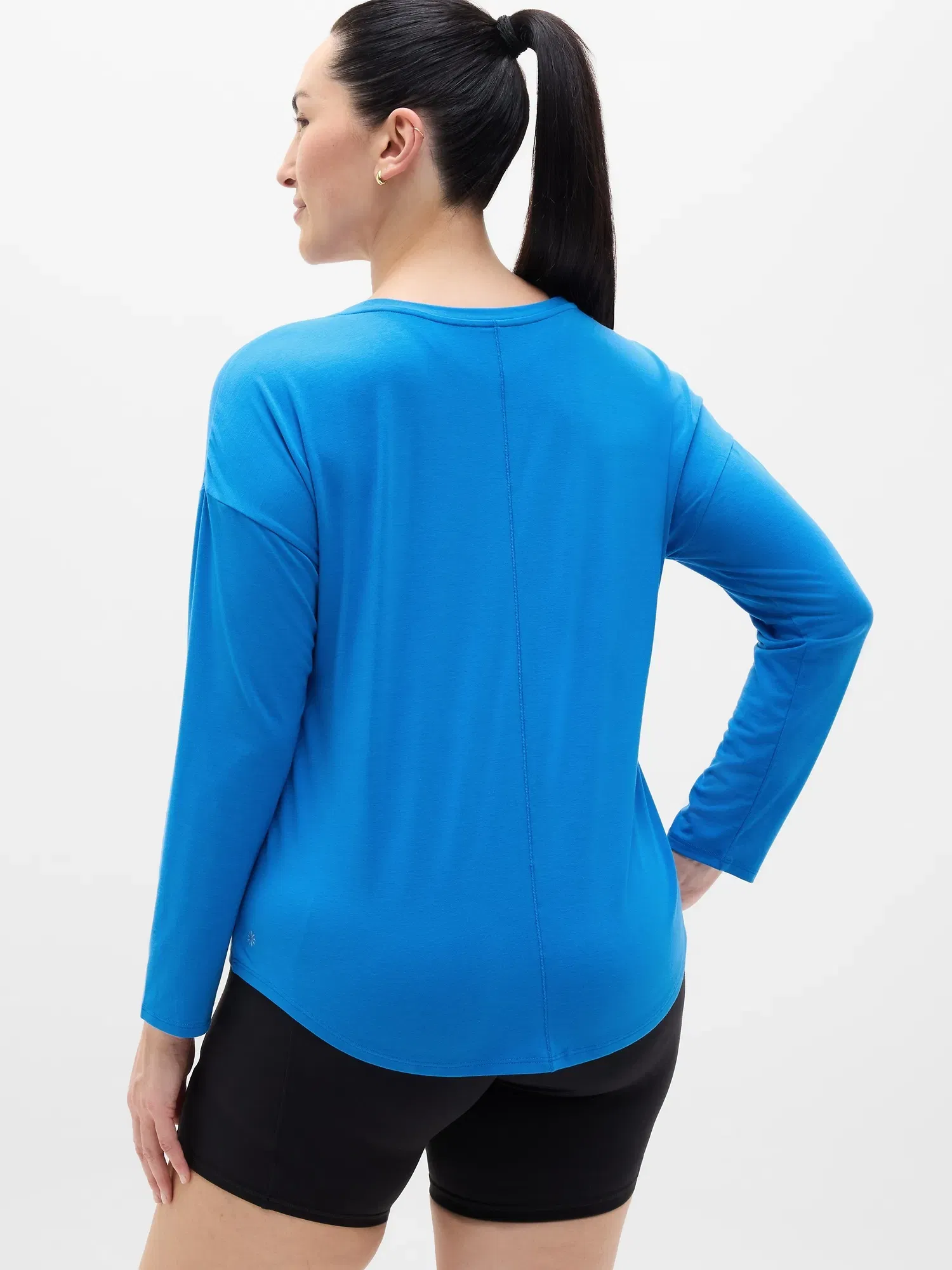 Athleta Move With Ease Top - Blue (Breaker)