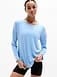 Athleta Move With Ease Top - Blue (Breeze)