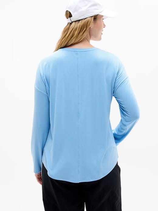 Athleta Move With Ease Top - Blue (Breeze)