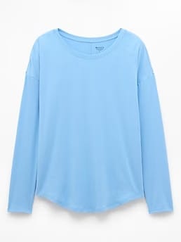 Athleta Move With Ease Top - Blue (Breeze)