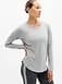 Athleta Move With Ease Top - Gray (Grey Heather)