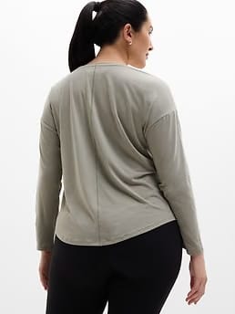 Athleta Move With Ease Top - Green (Willow)
