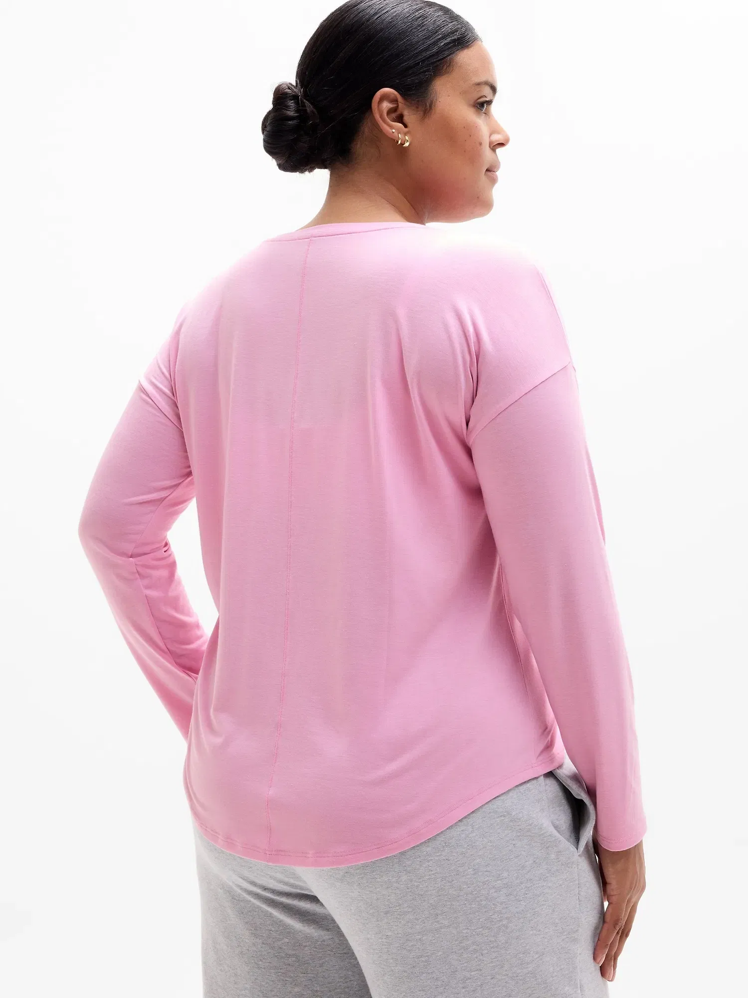 Athleta Move With Ease Top - Pink (Waterlily)