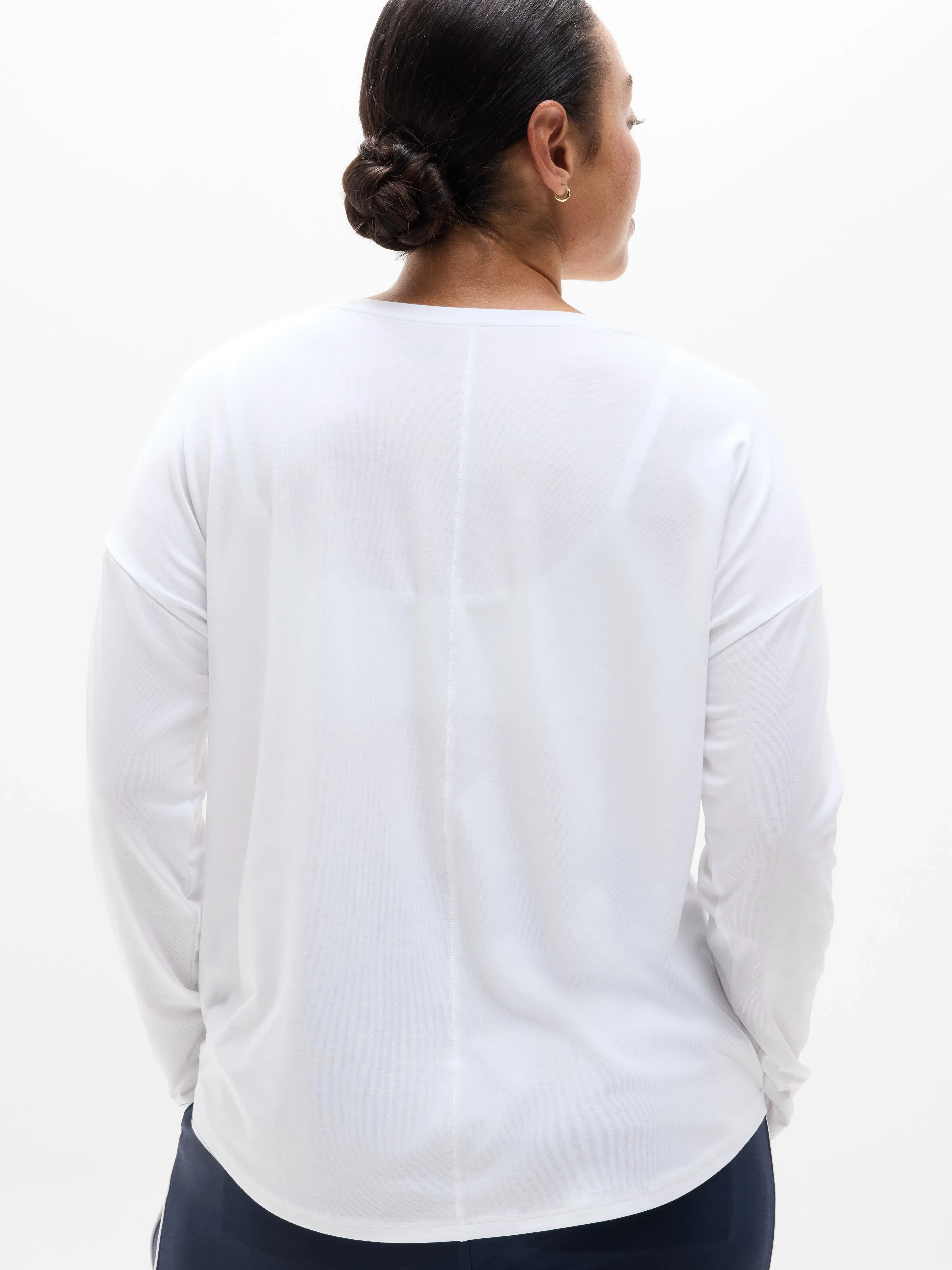 Athleta Move With Ease Top - White (Bright White)
