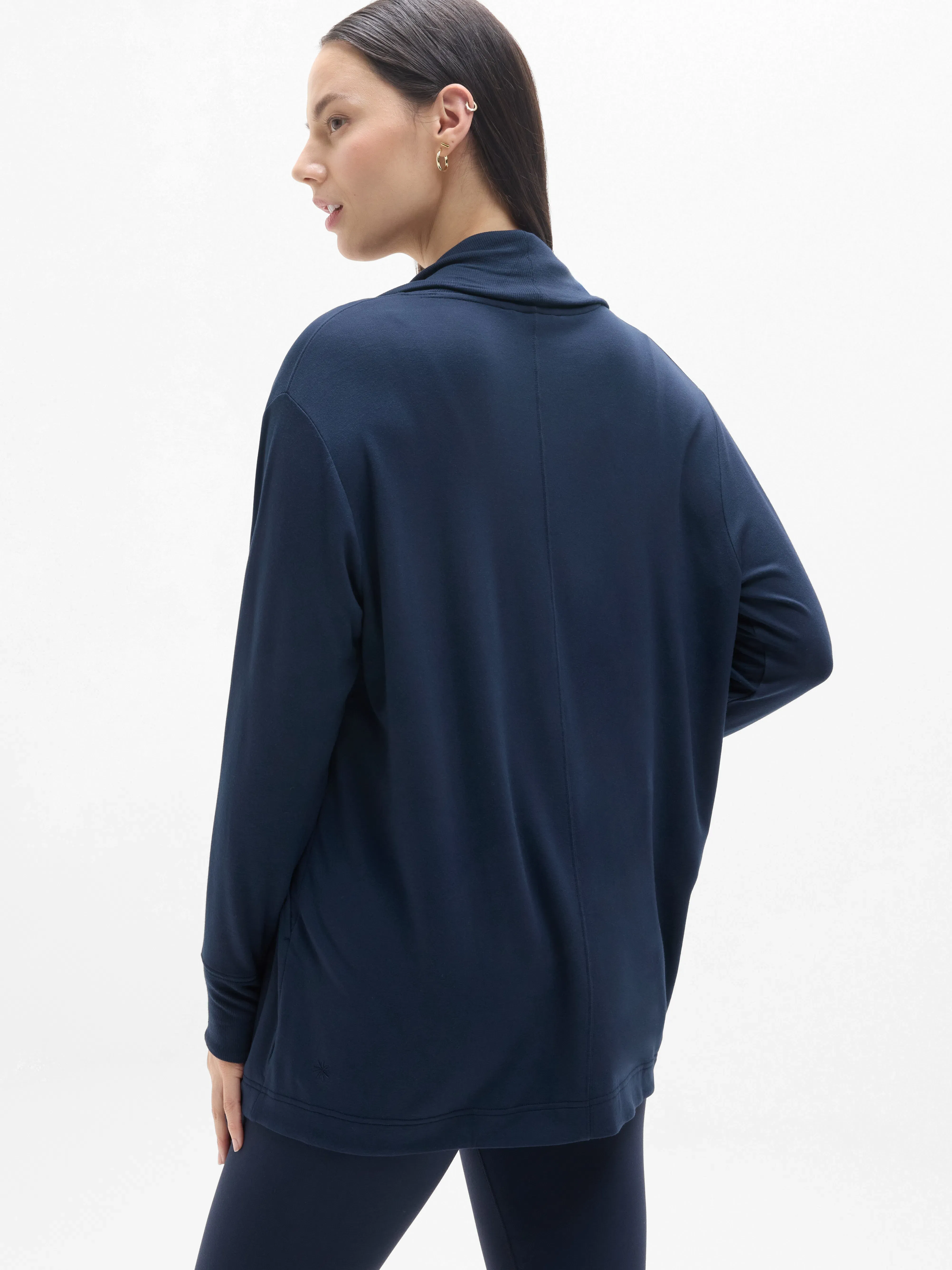 Athleta Pranayama Restore Wrap - Blue (Navy)
