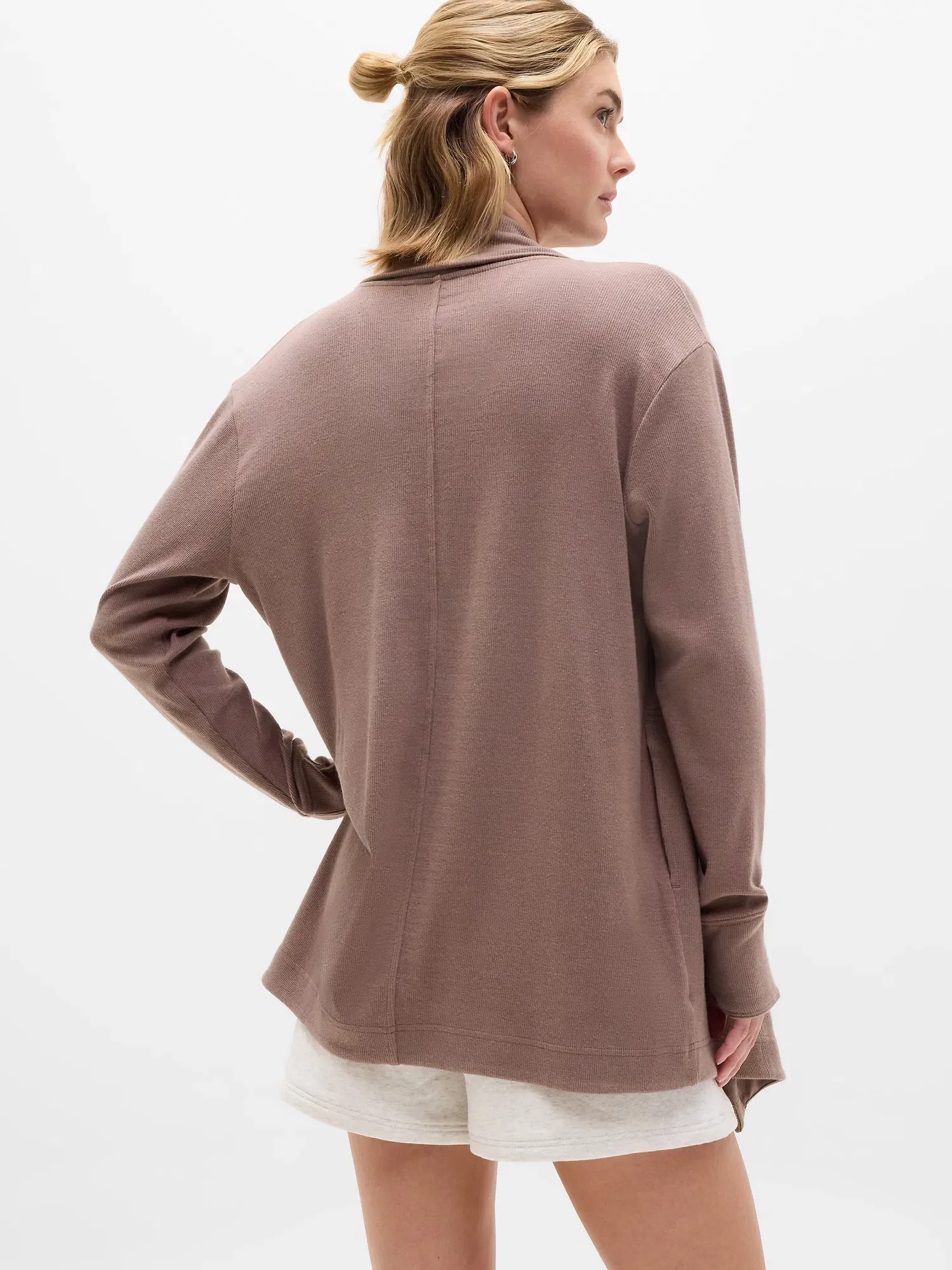 Athleta Pranayama Restore Wrap - Brown (Driftwood)