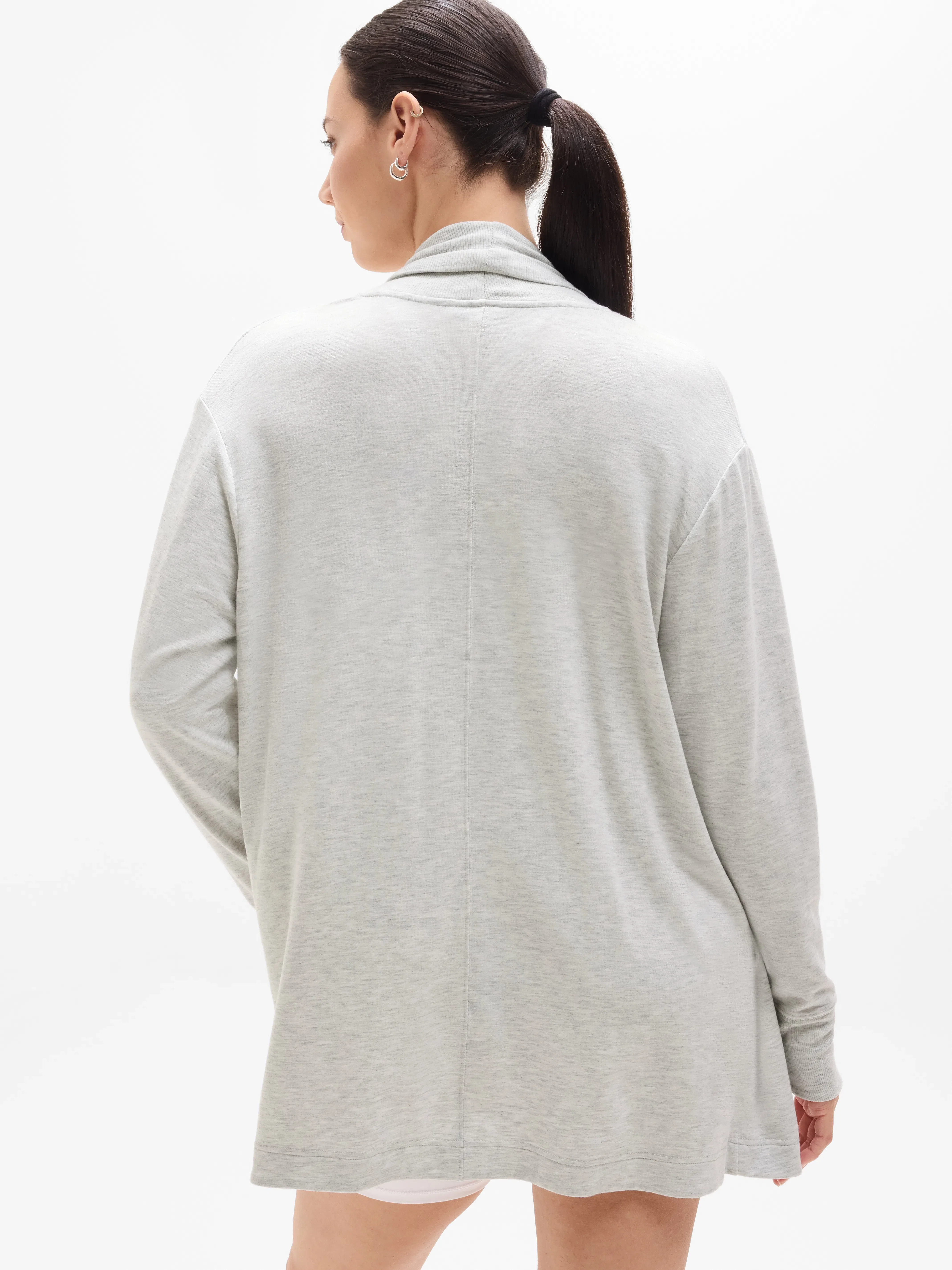 Athleta Pranayama Restore Wrap - Gray (Light Grey Heather)