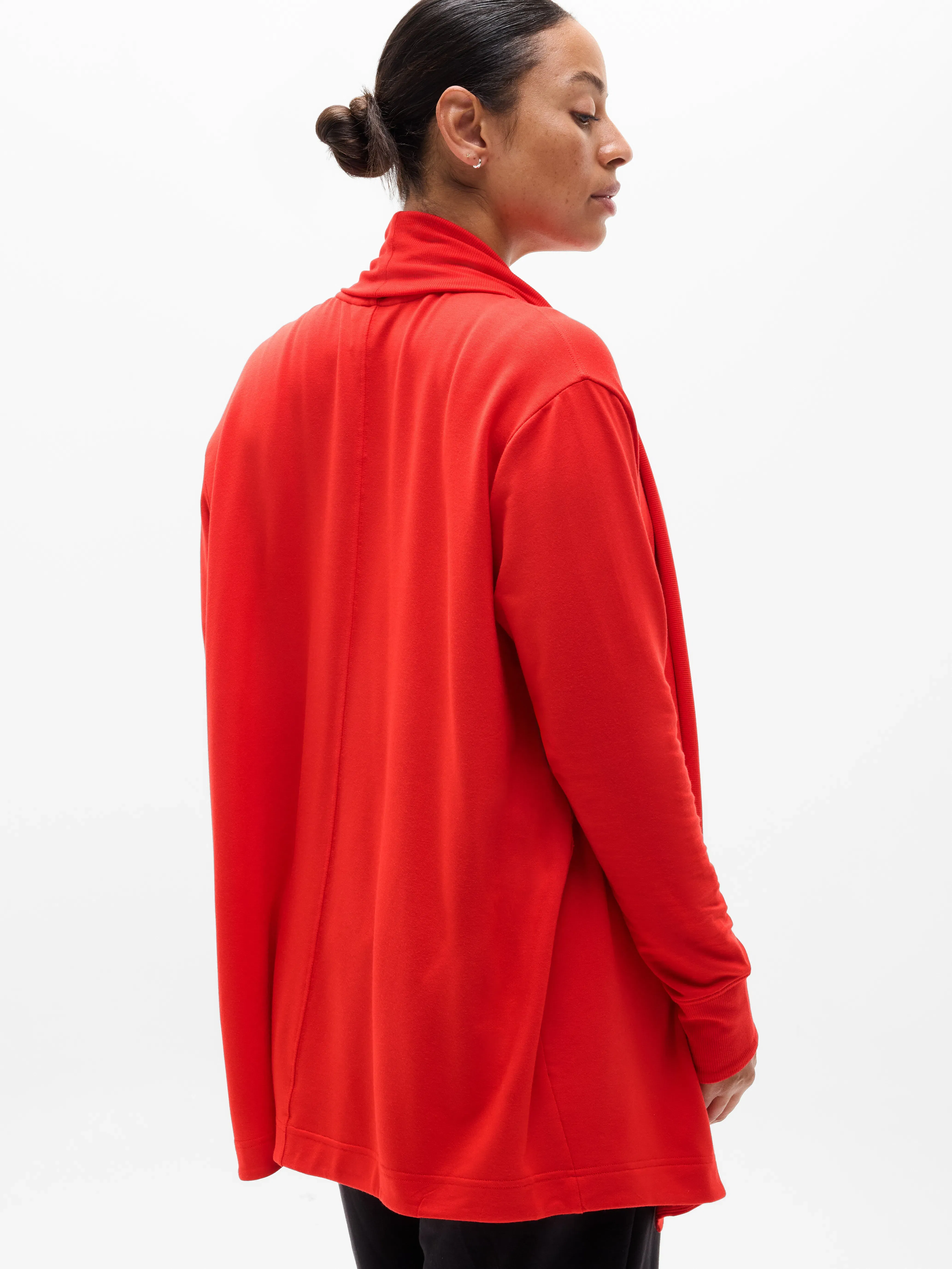 Athleta Pranayama Restore Wrap - Red (Cardinal)
