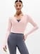 Athleta Transcend Wrap Crop Top - Pink (Pink Sand)