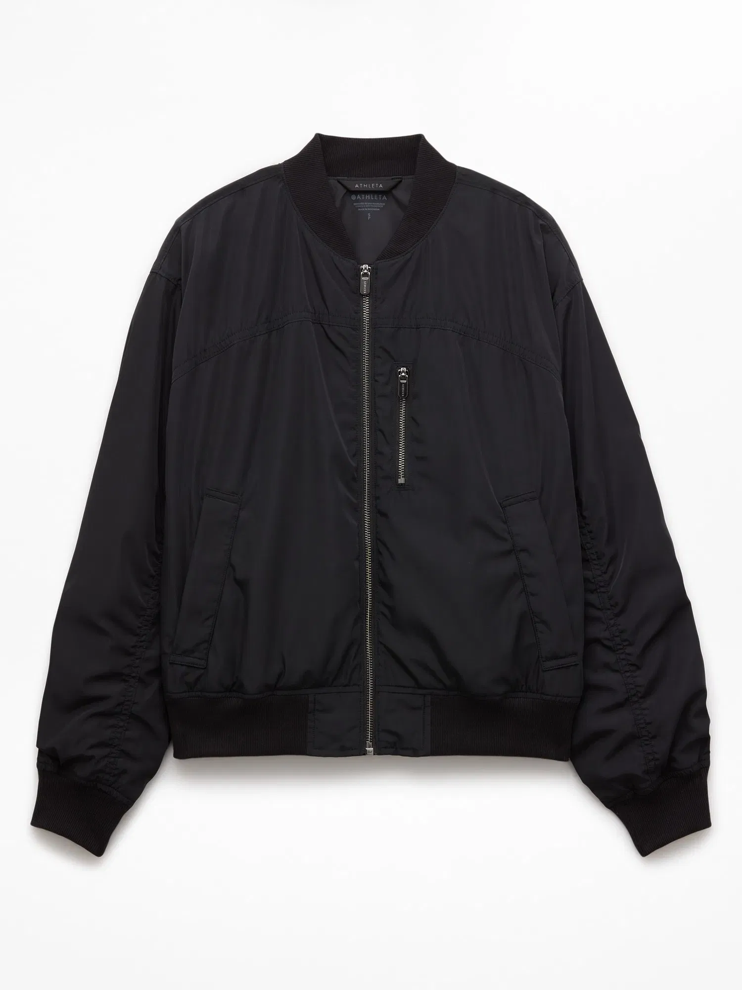 Athleta Citybound Bomber - Black (Black)