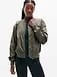 Athleta Citybound Bomber - Green (Mountain Olive)