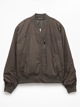 Athleta Citybound Bomber - Green (Mountain Olive)