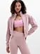 Athleta Forever Fleece Track Jacket - Pink (Blush)