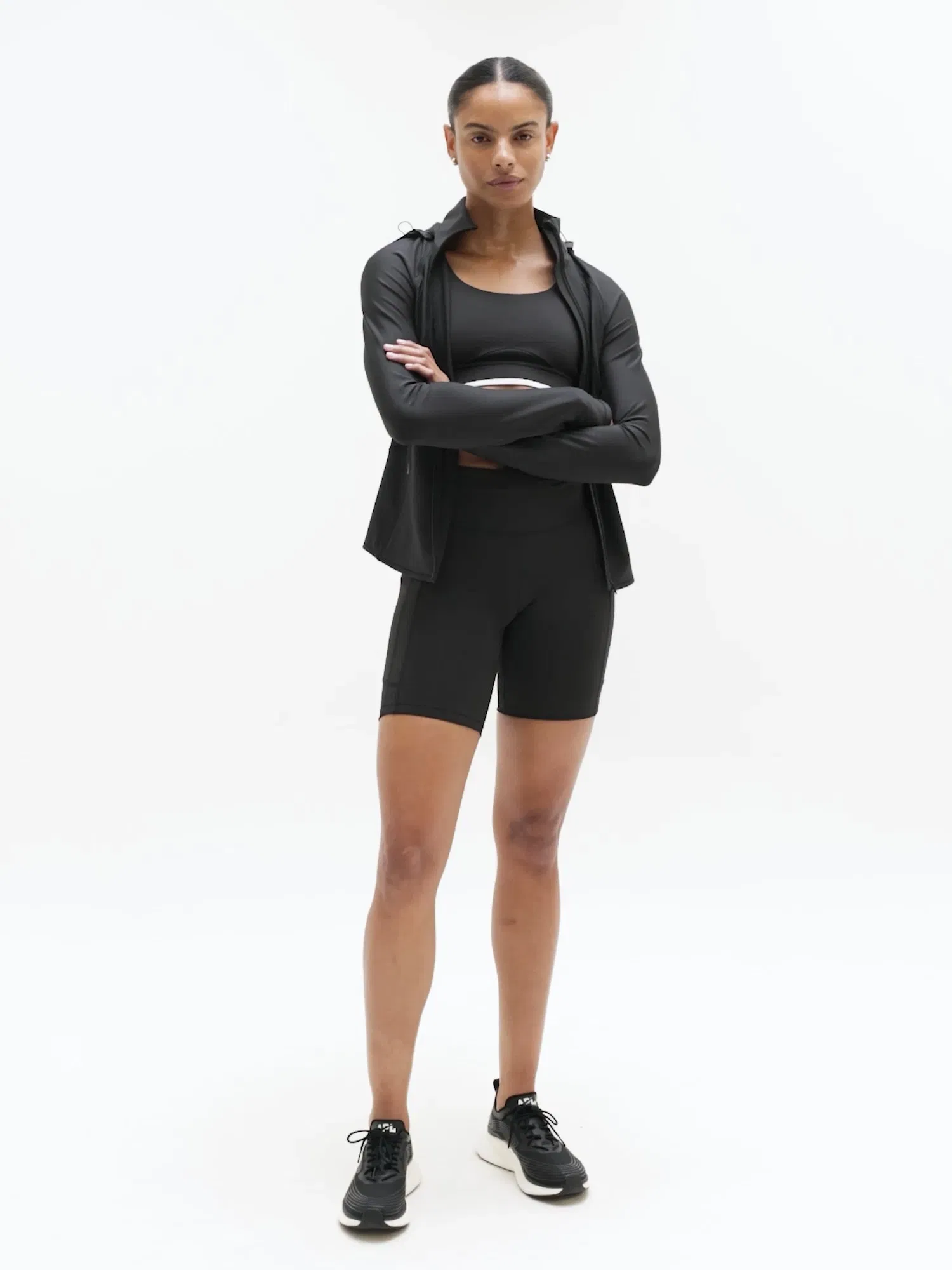 Athleta Interval Jacket - Black (Black)