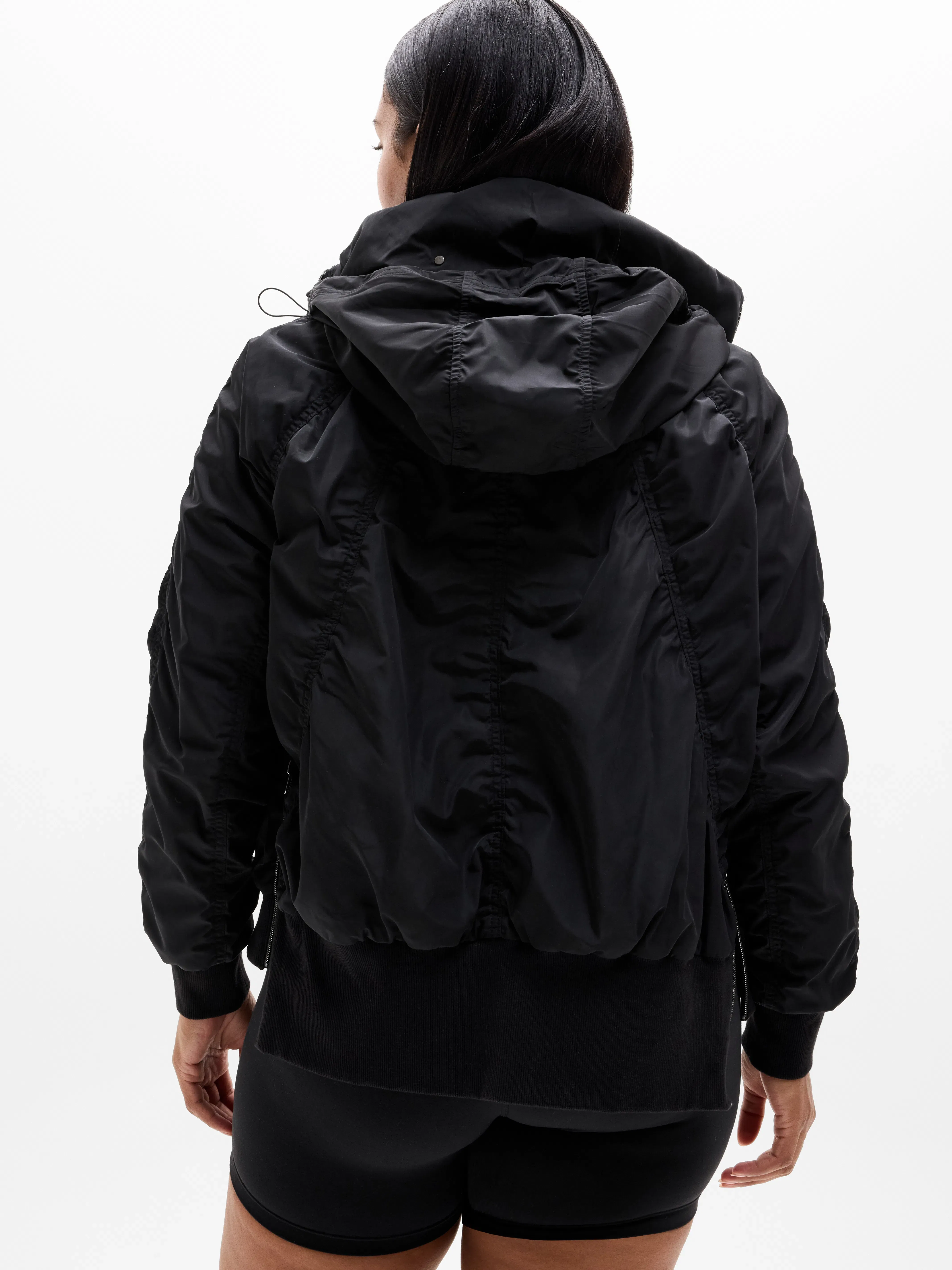 Athleta Jetset Bomber - Black (Black)