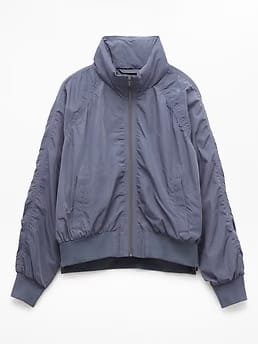 Athleta Jetset Bomber - Gray (Slate)