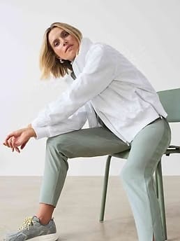 Athleta Jetset Bomber - White (Bright White)