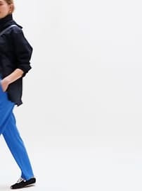 Athleta RainOut Solara Short Trench - Blue (Navy)