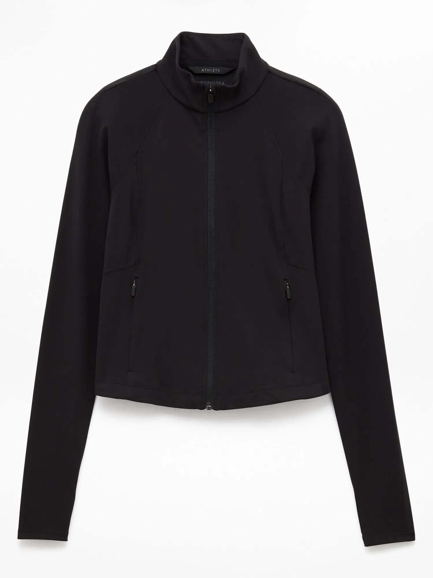 Athleta Salutation Crop Jacket - Black (Black)