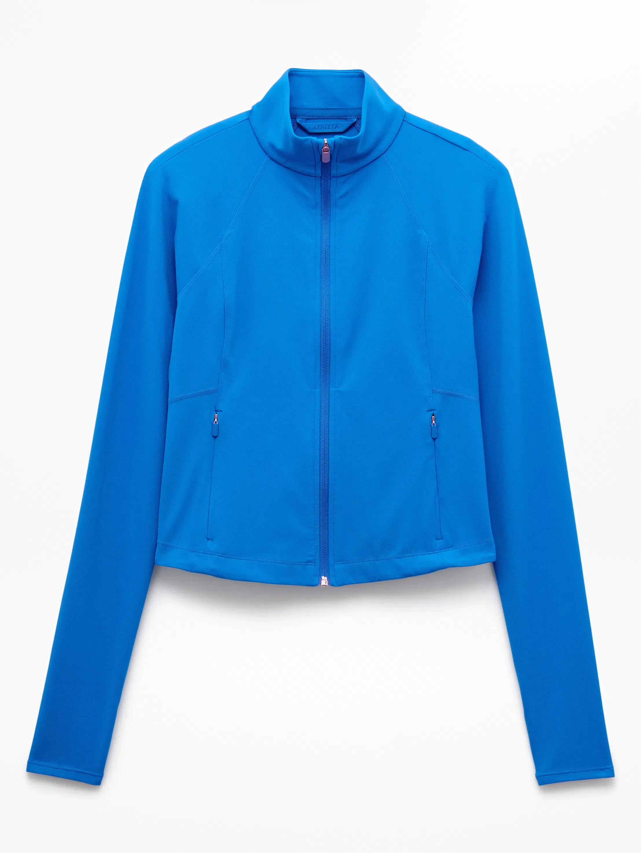 Athleta Salutation Crop Jacket - Blue (Breaker)