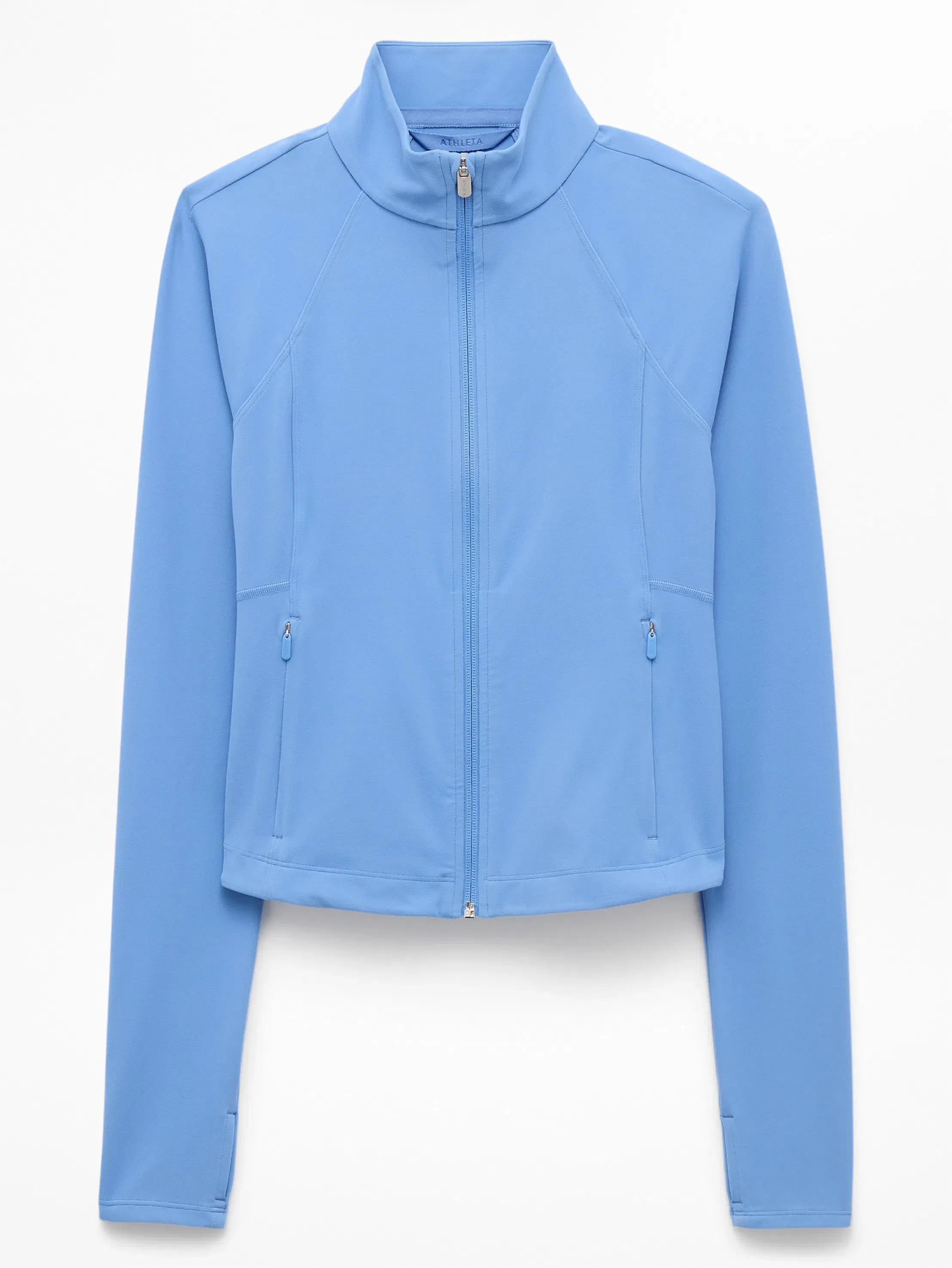 Athleta Salutation Crop Jacket - Blue (Waterfall)