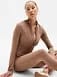 Athleta Salutation Crop Jacket - Brown (Auburn)