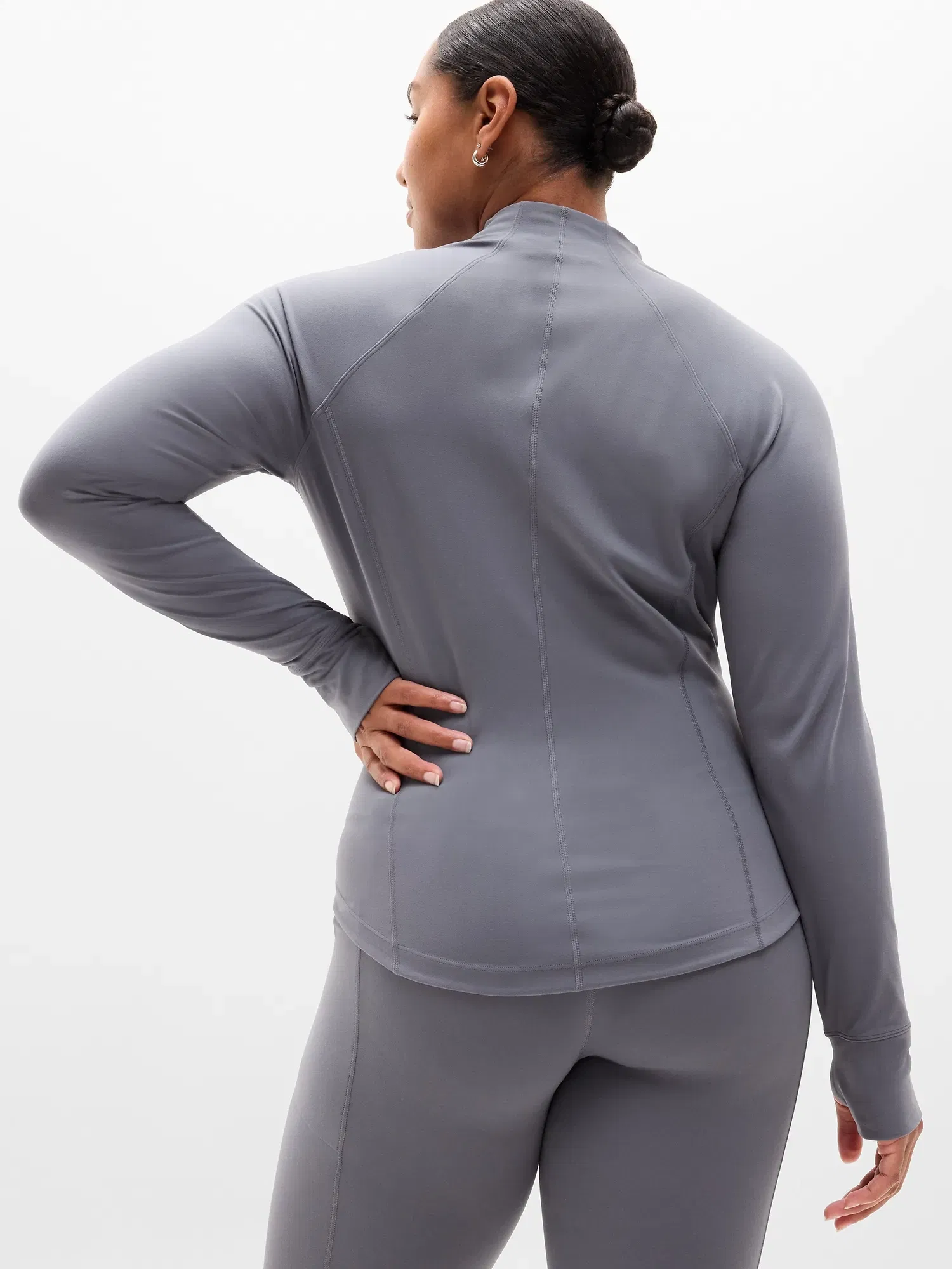 Athleta Salutation Jacket - Gray (Slate)