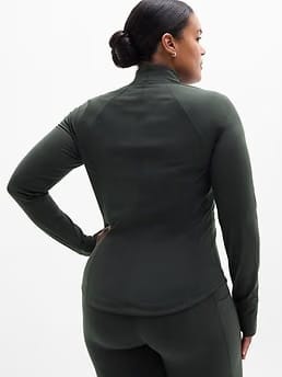 Athleta Salutation Jacket - Green (Elm)