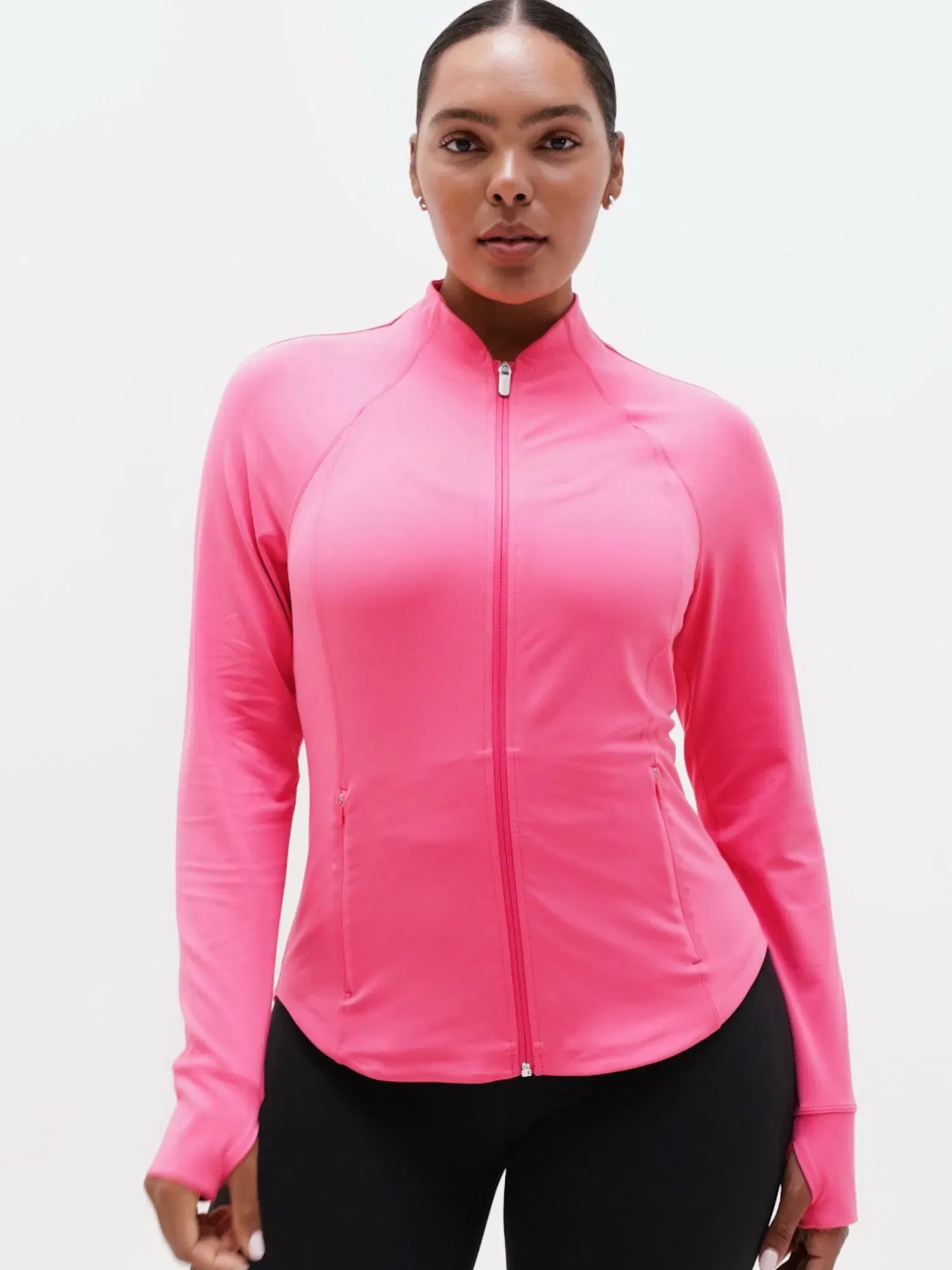 Athleta Salutation Jacket - Pink (Cerise)