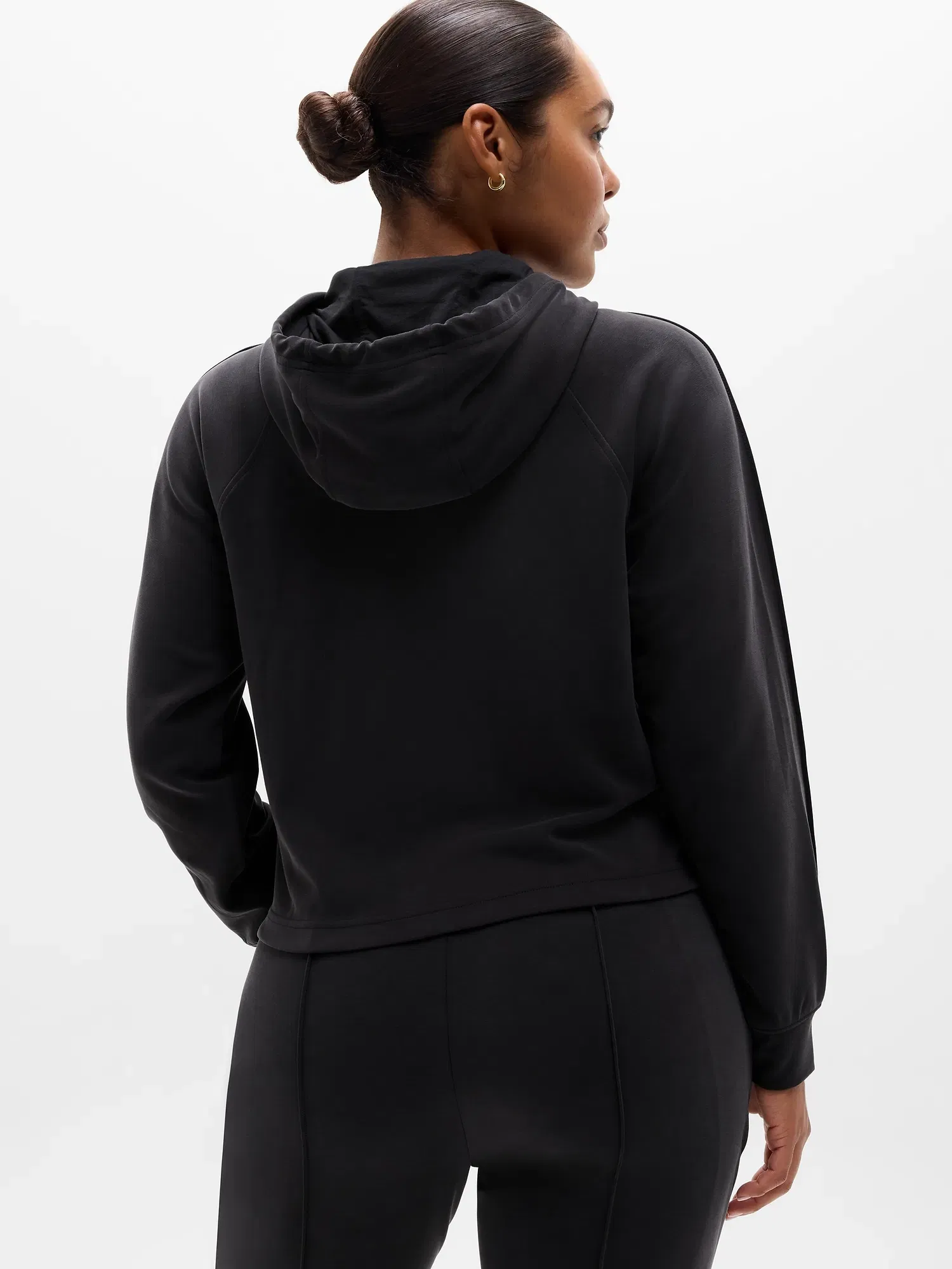 Athleta Seasoft Full Zip - Black (Black)